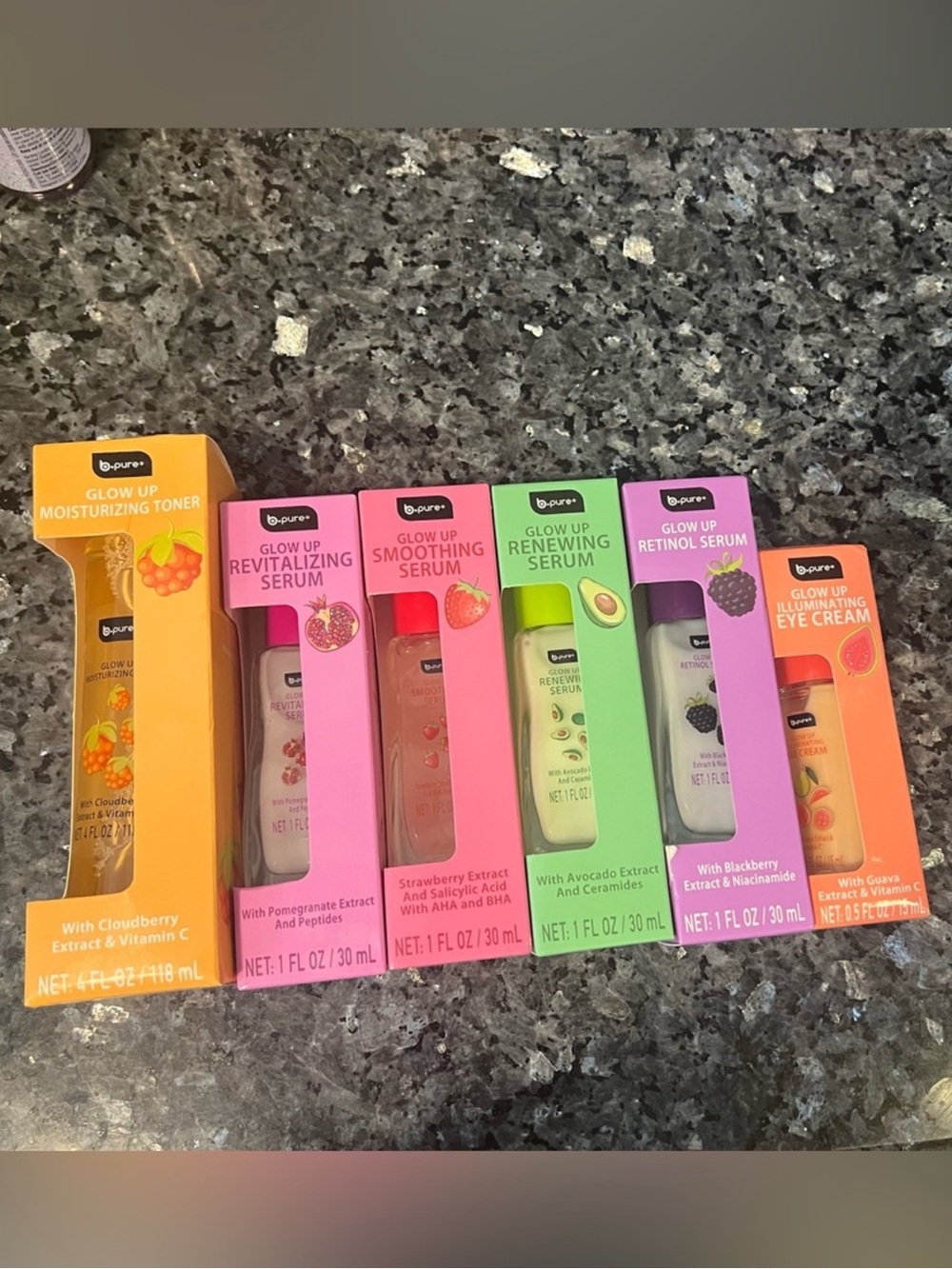 B-pure 6 piece Set Glow Up Skincare
